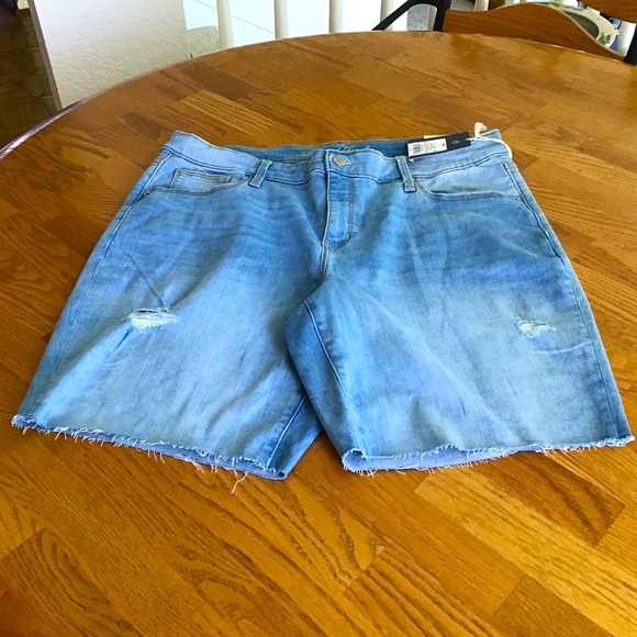 Jean Shorts (plus sizes) (NWT) - Picture 3 of 5